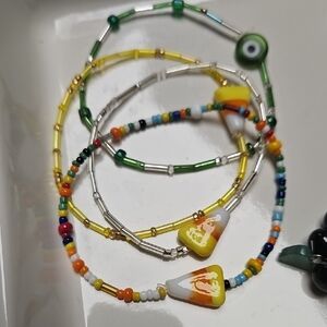Colorful Beaded Bracelet Set